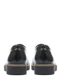 Pavers Black Ladies Slip-On Shoes Discount