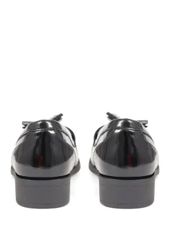 Pavers Black Smart Patent Loafers