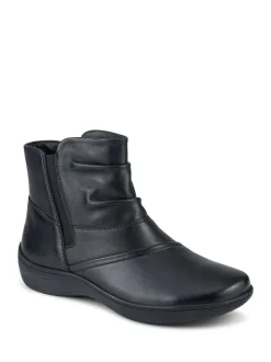 Pavers Wide Fit Leather Ankle Boots Black Hot