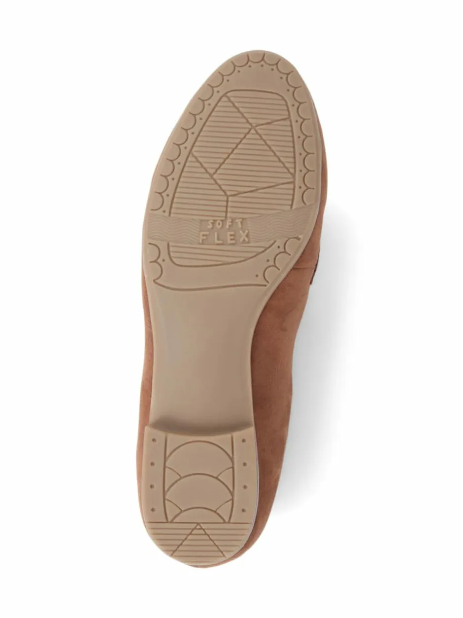 Pavers Smart Slip On Loafers Brown Outlet