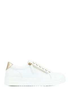 Pavers Chunky Platform Trainers White New