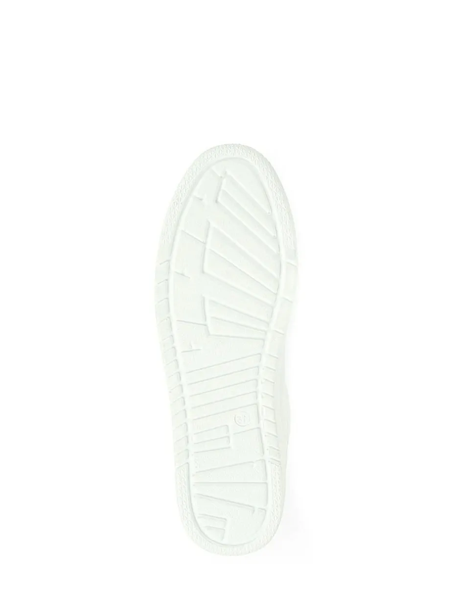 Pavers Chunky Platform Trainers White New