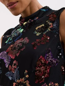 Phase Eight Black Lela Sequin Dress Sale