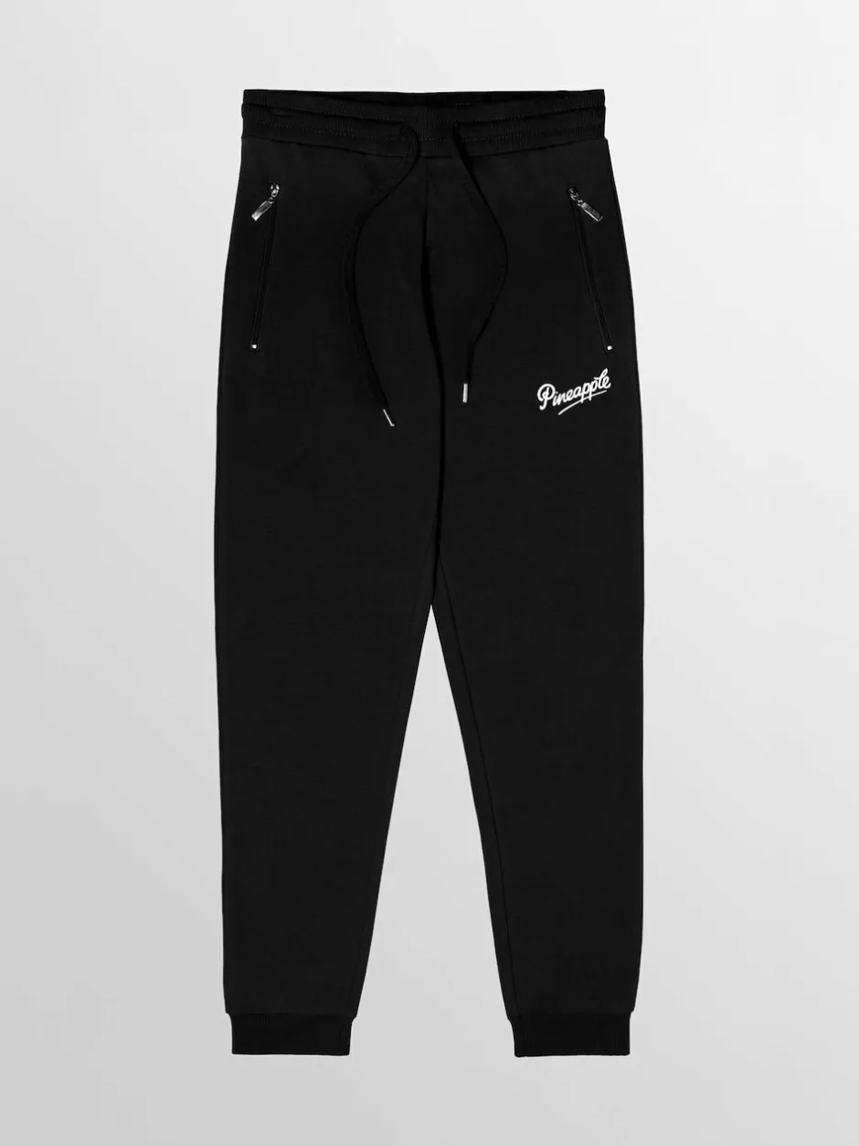Pineapple Black Skinny Zip Joggers Sale