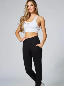 Pineapple Viscose Relaxed Fit Jersey Joggers Black Clearance