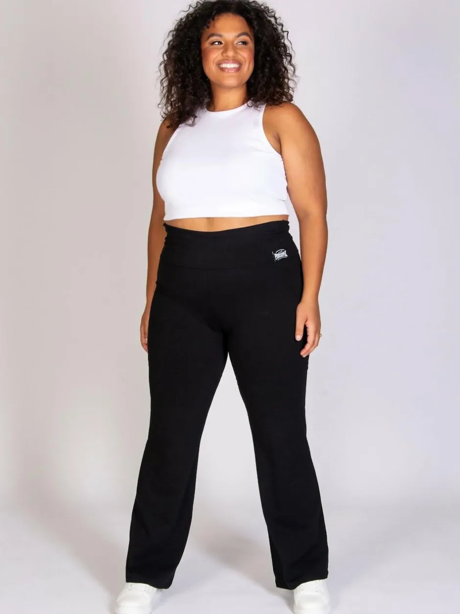 Pineapple Womens Fold Waistband Jersey Trousers Black Online