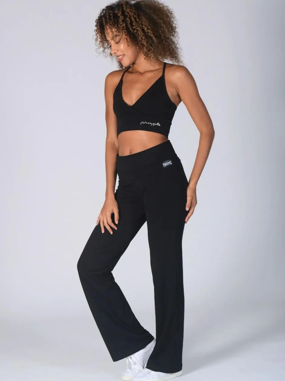 Pineapple Womens Fold Waistband Jersey Trousers Black Online