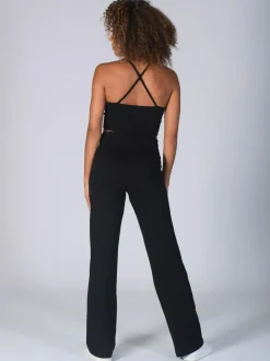 Pineapple Womens Fold Waistband Jersey Trousers Black Online