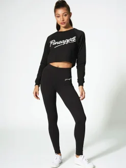 Pineapple Womens Wide Waistband Leggings Black Outlet