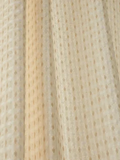 Pineapple Elephant Muscat Waffle Slot Top Voile Curtains Panel Natural Sale