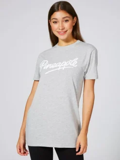 Pineapple Logo T-Shirt Grey Hot
