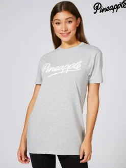 Pineapple Logo T-Shirt Grey Hot