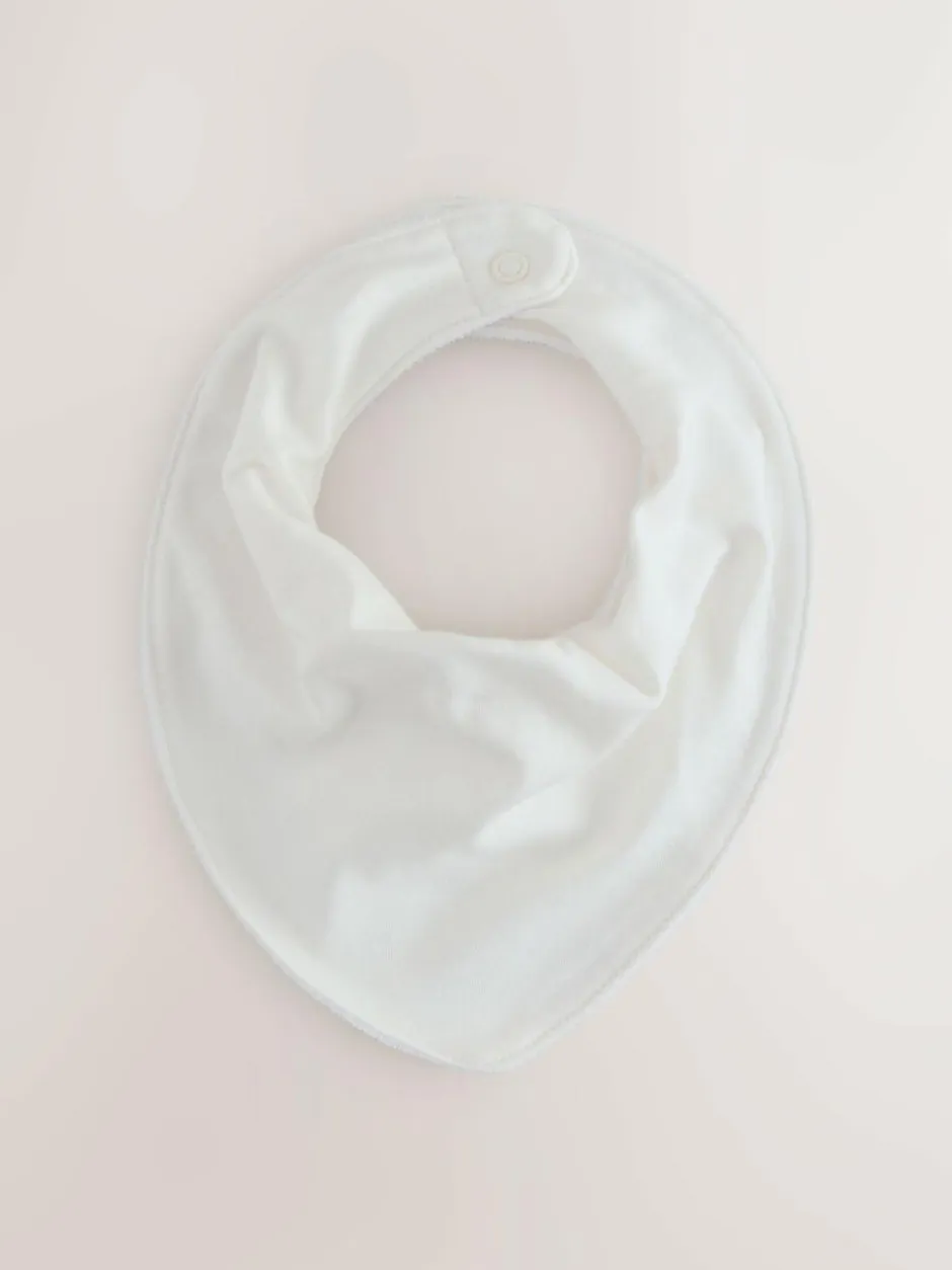 Next Pink 5 Pack Baby Dribble Bibs