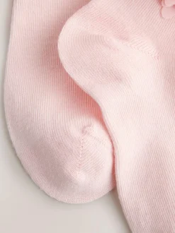 Next 2 Pack Cotton Rich Bridesmaid Ankle Socks Pink Hot