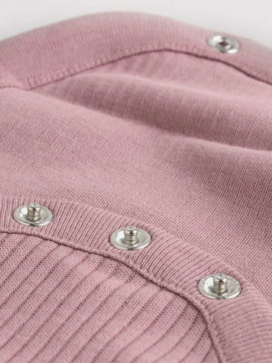 Next Pink 5 Pack Long Sleeve Baby Bodysuits New
