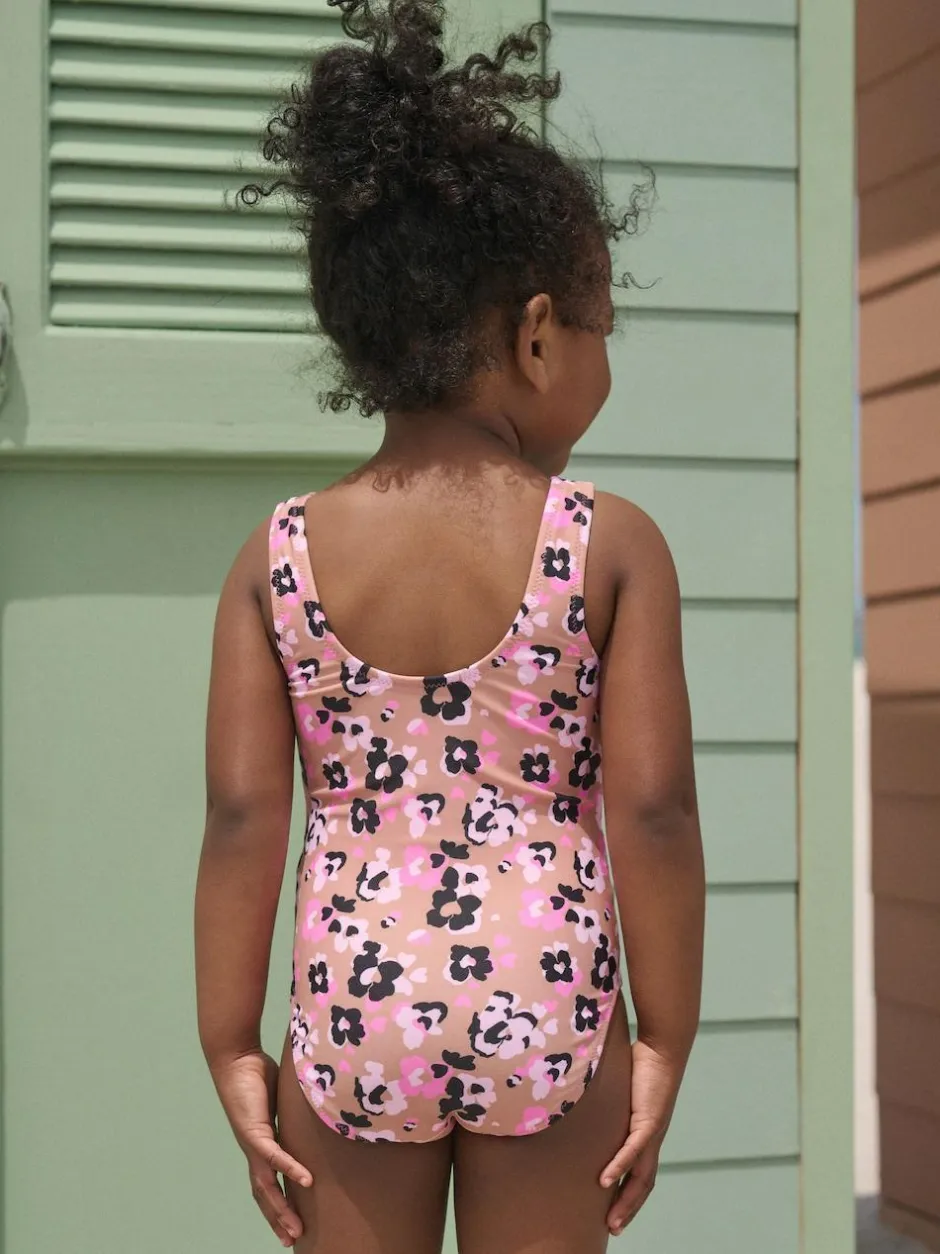 Next Swimsuit (3mths-7yrs) Pink Animal