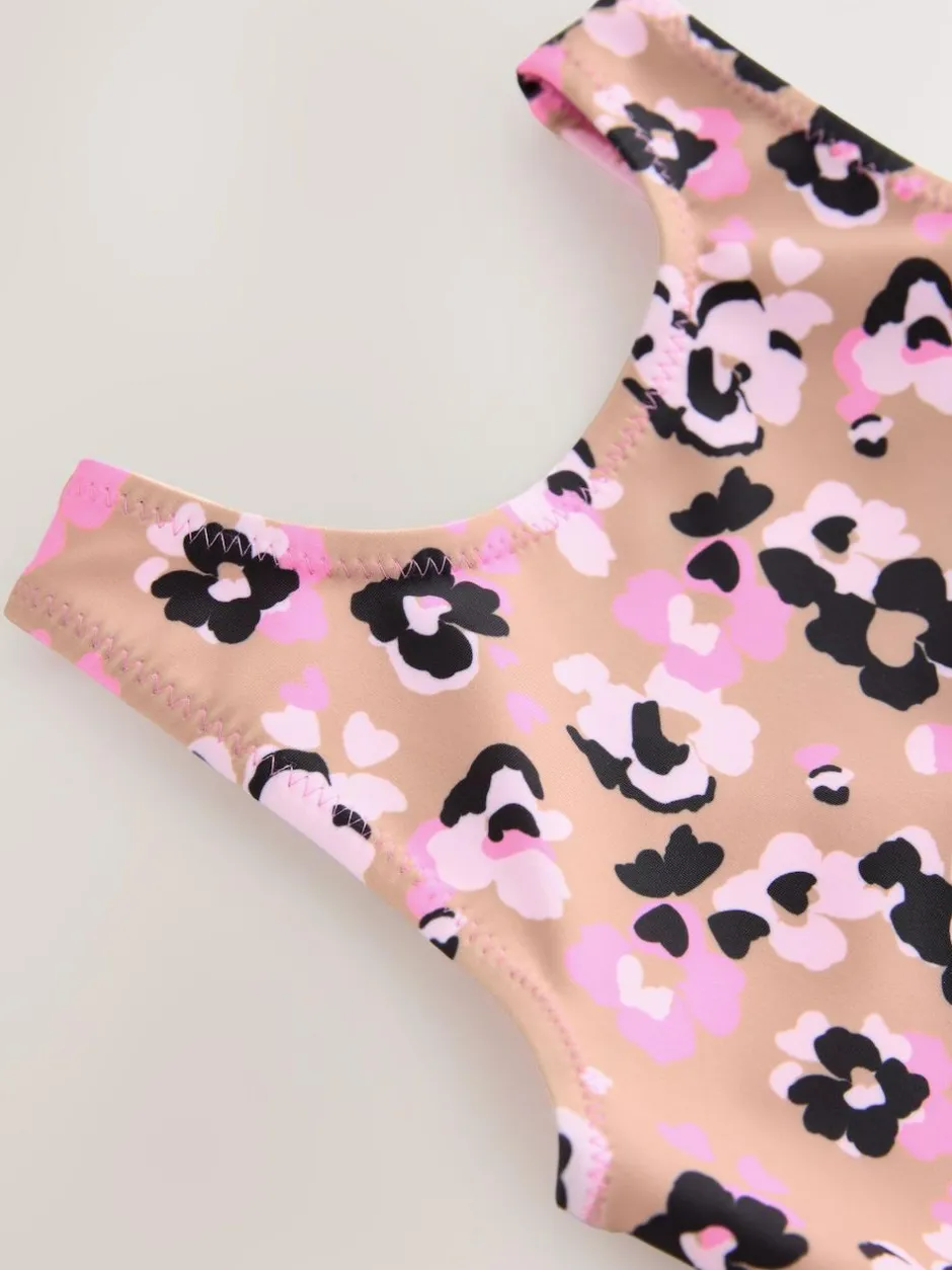 Next Swimsuit (3mths-7yrs) Pink Animal