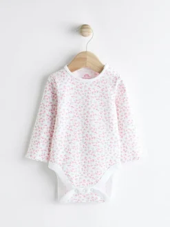 Next Pink Baby Dungarees and Longsleeve Bodysuit Set (0mths-2yrs) Hot