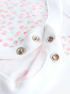 Next Pink Baby Dungarees and Longsleeve Bodysuit Set (0mths-2yrs) Hot