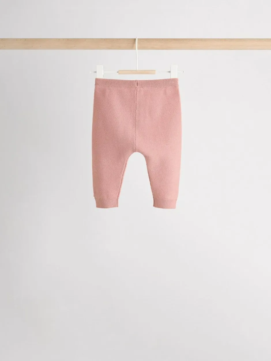 Next Baby Knitted Wrap Jumper and Leggings 2 Piece Set (0mths-2yrs) Pink Sale