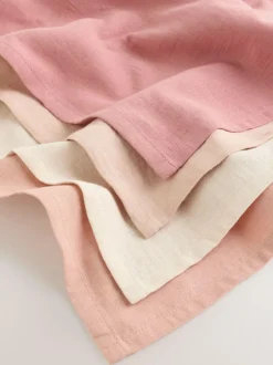 Next Baby Muslins Cloths 4 Pack Pink Best
