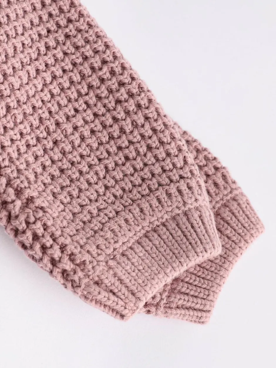 Next Pink Back Slogan Embroidered Baby Knitted Cardigan (0mths-2yrs) Discount