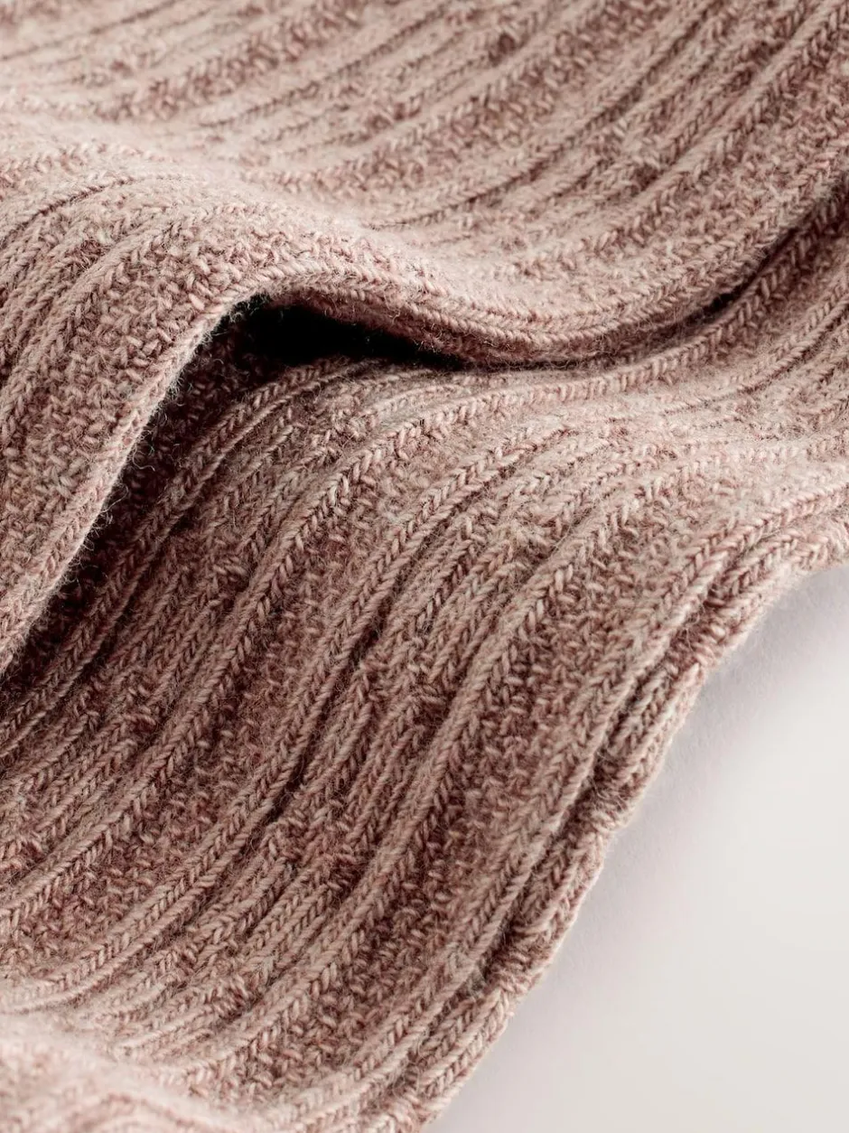 Next Regular Length Cotton Rich Cable Tights 3 Pack Pink Berry Red and Chocolate Brown Best