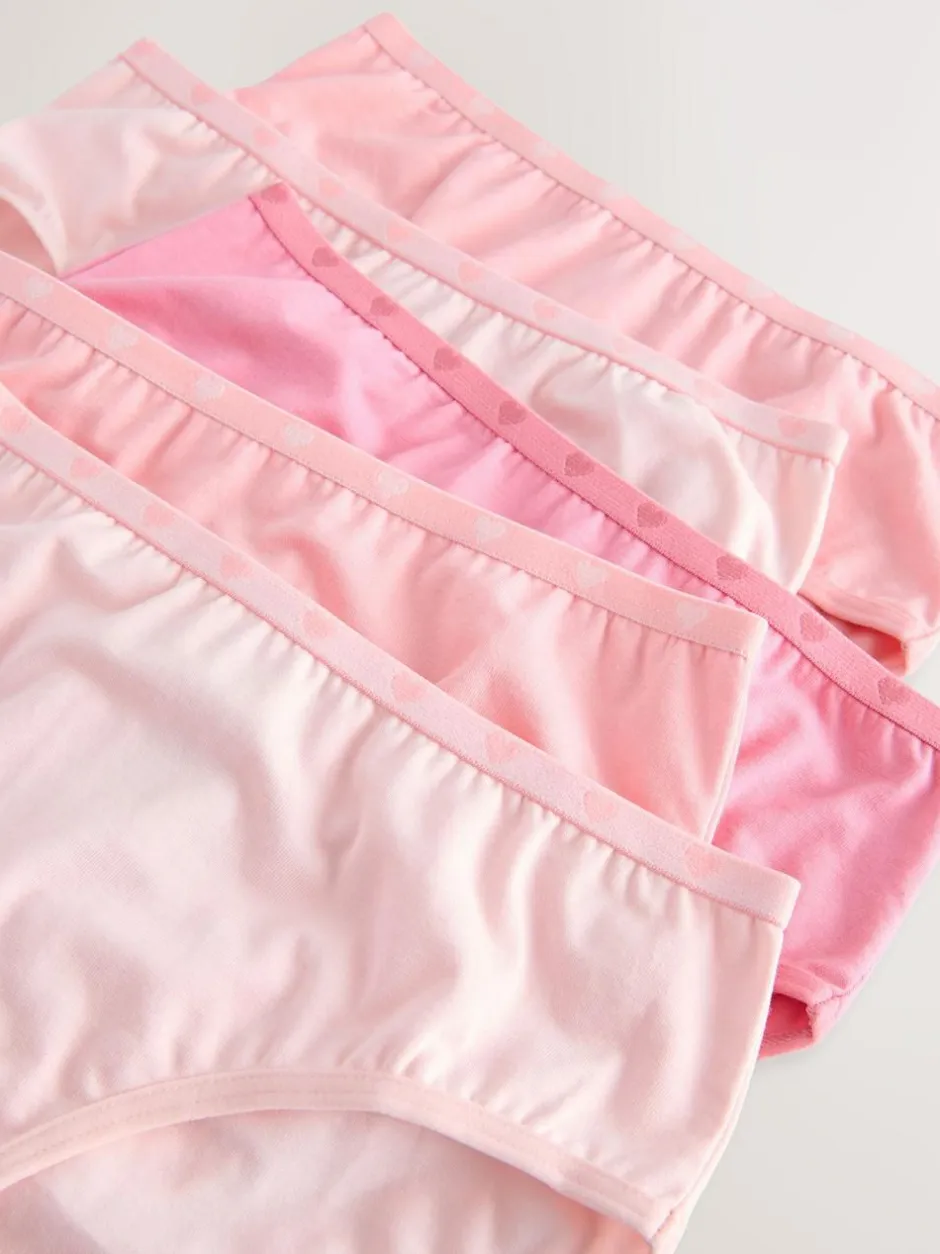 Next Briefs 5 Pack (1.5-16yrs) Pink Discount