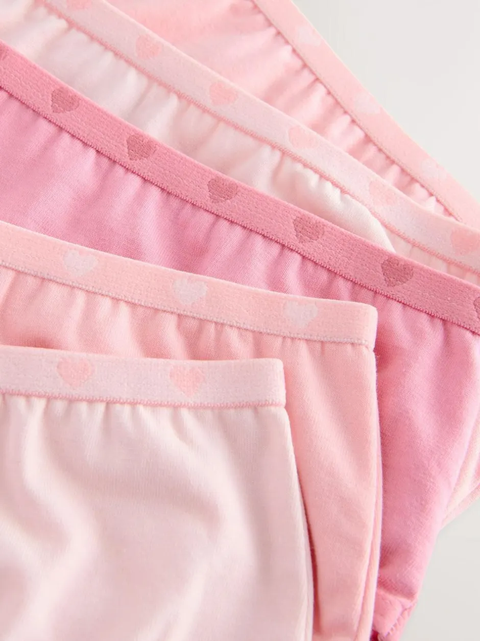 Next Briefs 5 Pack (1.5-16yrs) Pink Discount