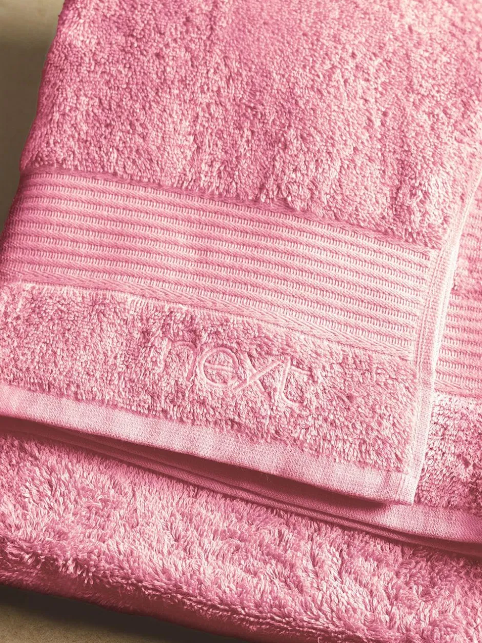 Next Pink Bright Egyptian Cotton Towel Discount