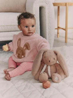 Next Baby Fleece Tops and Leggings Set 2 Piece (0mths-2yrs) Pink Bunny Discount