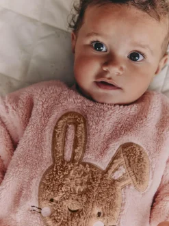 Next Baby Fleece Tops and Leggings Set 2 Piece (0mths-2yrs) Pink Bunny Discount