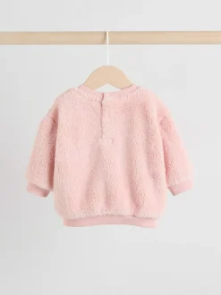 Next Baby Fleece Tops and Leggings Set 2 Piece (0mths-2yrs) Pink Bunny Discount