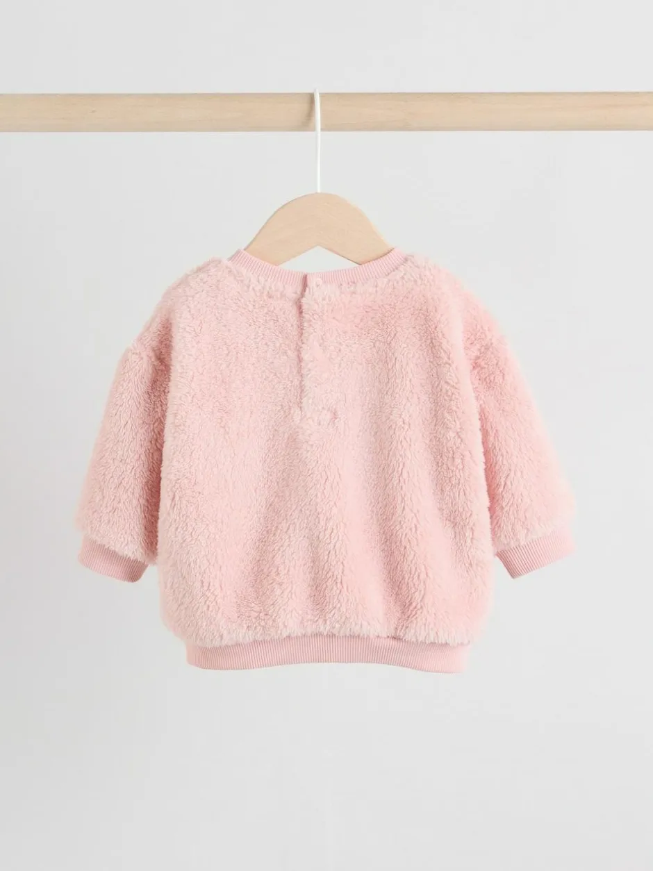 Next Baby Fleece Tops and Leggings Set 2 Piece (0mths-2yrs) Pink Bunny Discount
