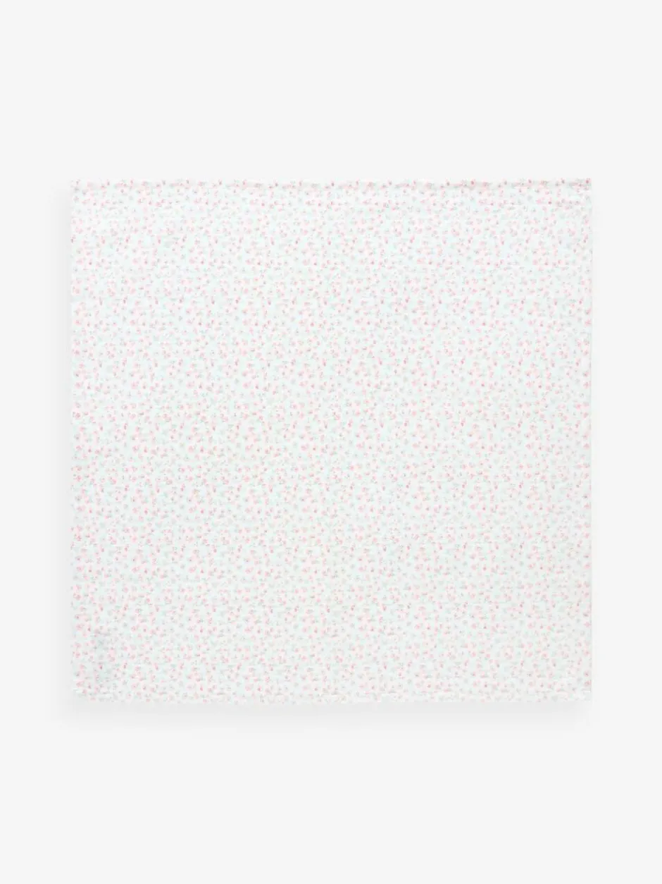 Next Baby Muslins Cloths 4 Pack Pink Bunny Outlet