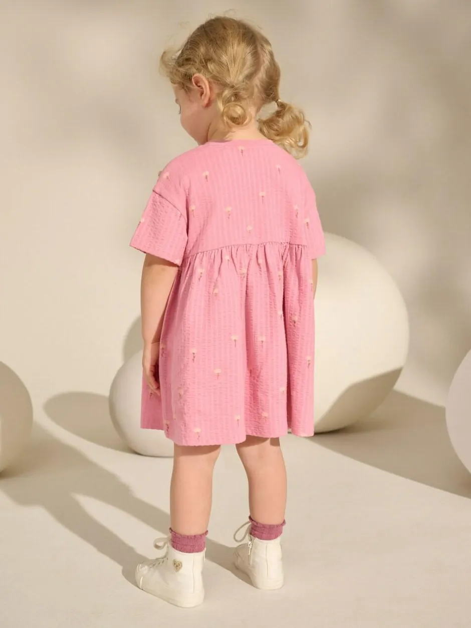 Next Jersey Summer Dress (3mths-7yrs) Pink Bunny Clearance