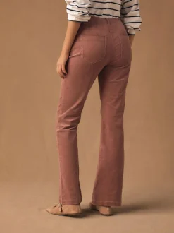 Next Cord Bootcut Trousers Pink Online