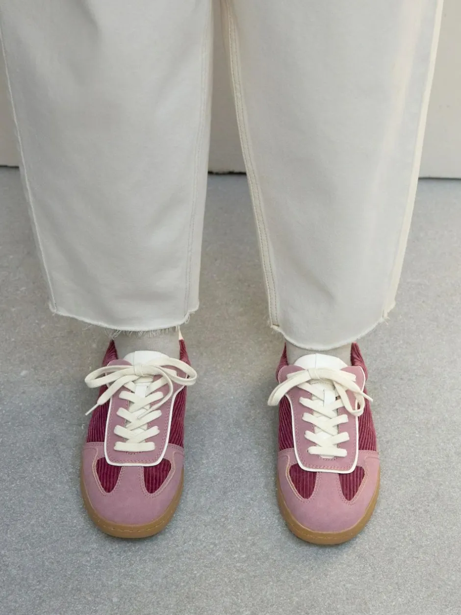 Next Pink Cord Forever Comfort® Lace-Up Trainers Best