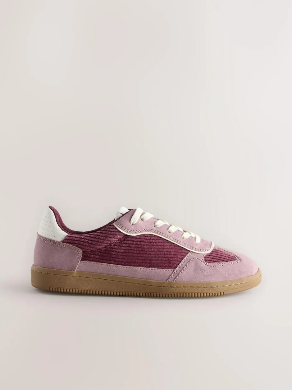 Next Pink Cord Forever Comfort® Lace-Up Trainers Best