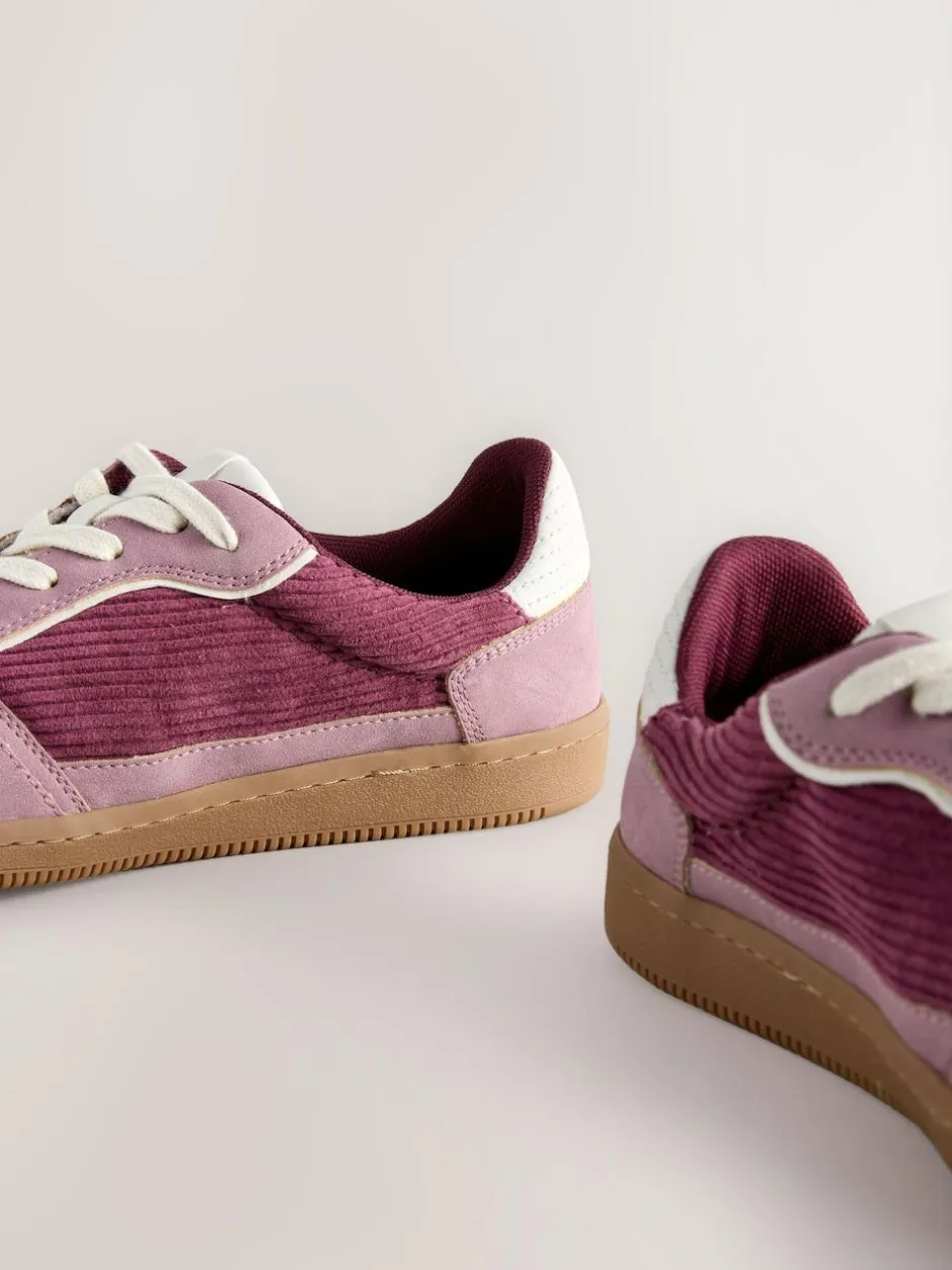 Next Pink Cord Forever Comfort® Lace-Up Trainers Best