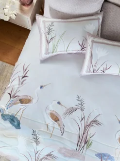 Next Pink Crane Kimono 300TC Sateen Collection Luxe Duvet Cover And Pillowcase Set Online