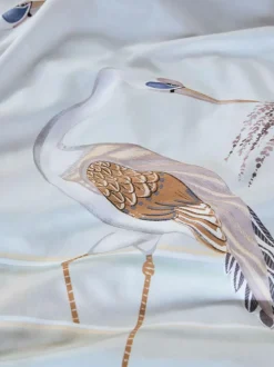 Next Pink Crane Kimono 300TC Sateen Collection Luxe Duvet Cover And Pillowcase Set Online