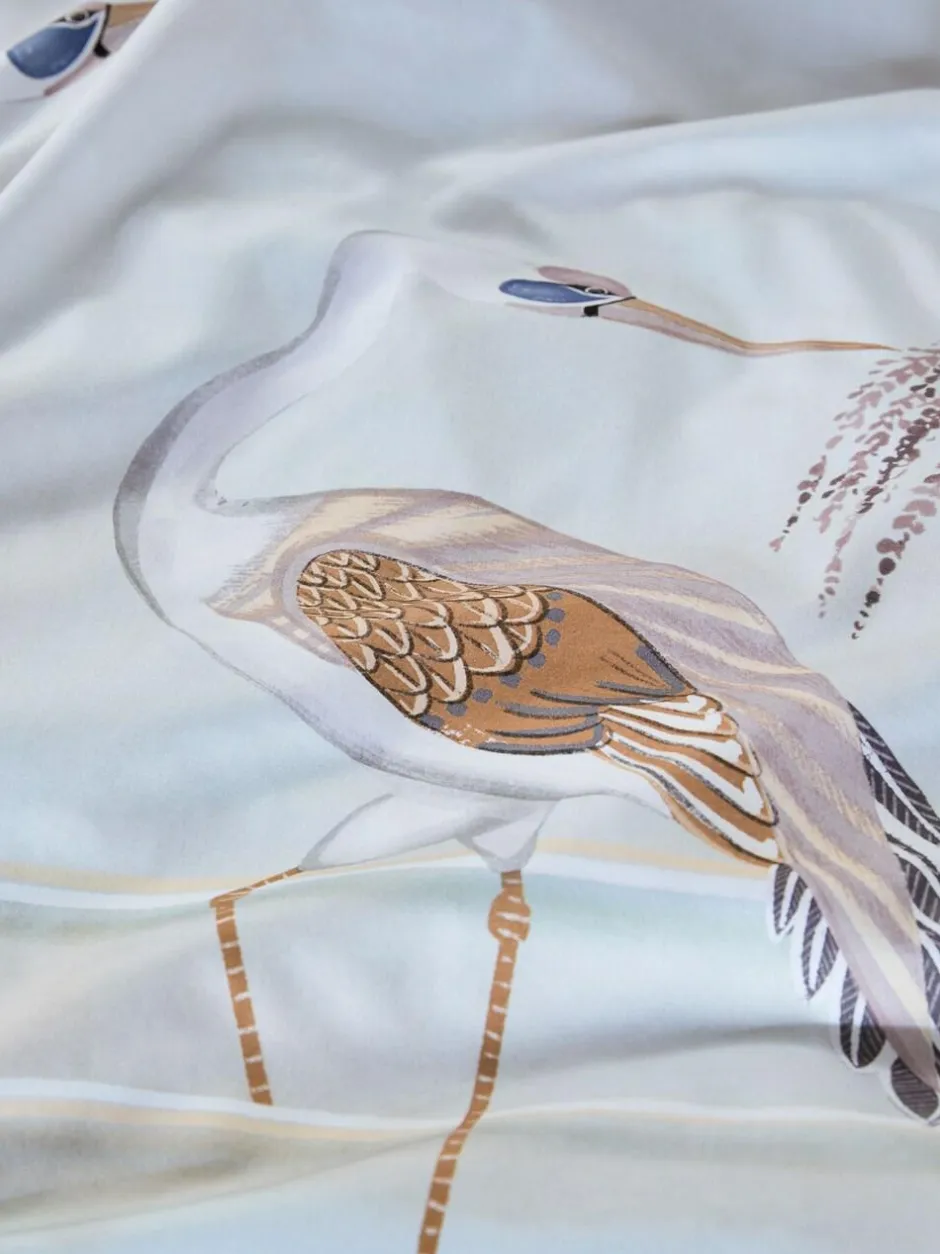 Next Pink Crane Kimono 300TC Sateen Collection Luxe Duvet Cover And Pillowcase Set Online