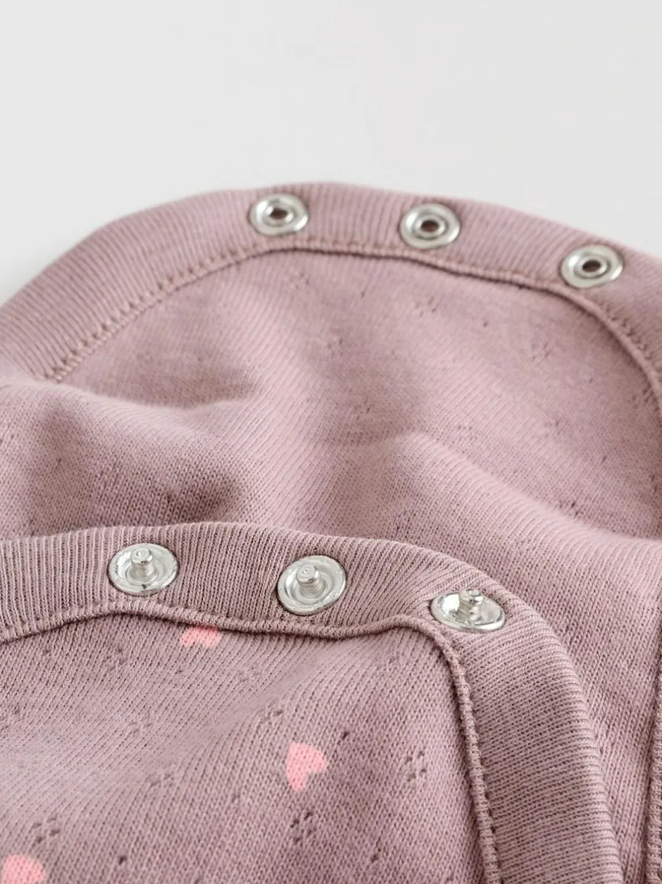 Next Baby Long Sleeve Frill Bodysuits 4 Pack (0mths-2yrs) Pink/ Cream/ Brown Ditsy Online