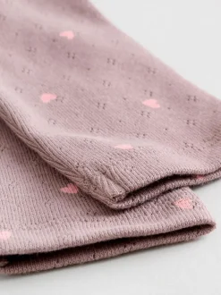 Next Baby Long Sleeve Frill Bodysuits 4 Pack (0mths-2yrs) Pink/ Cream/ Brown Ditsy Online