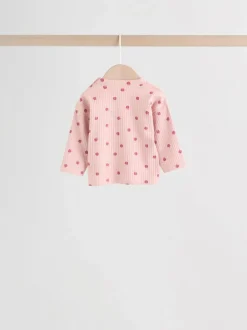 Next Pink/ Cream/ Brown Print Long Sleeve Top And Leggings Set 6 Piece (0mths-3yrs) Online