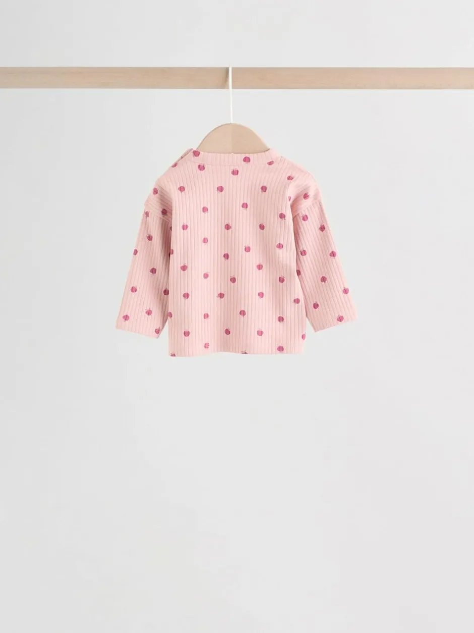 Next Pink/ Cream/ Brown Print Long Sleeve Top And Leggings Set 6 Piece (0mths-3yrs) Online