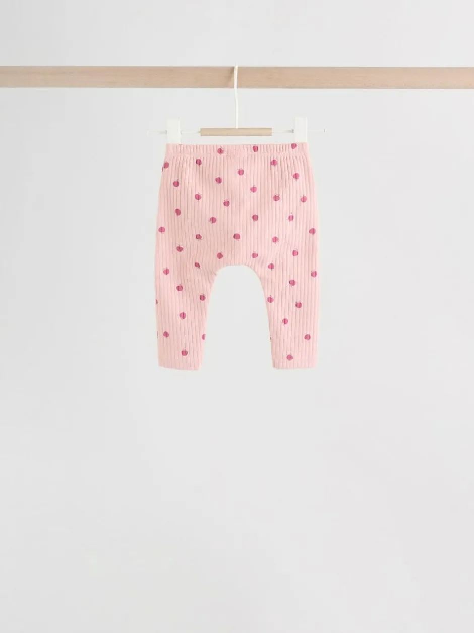 Next Pink/ Cream/ Brown Print Long Sleeve Top And Leggings Set 6 Piece (0mths-3yrs) Online