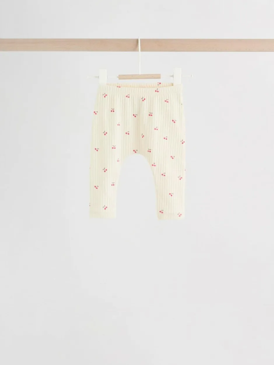 Next Pink/ Cream/ Brown Print Long Sleeve Top And Leggings Set 6 Piece (0mths-3yrs) Online