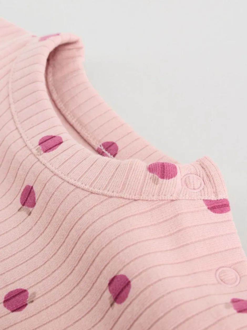 Next Pink/ Cream/ Brown Print Long Sleeve Top And Leggings Set 6 Piece (0mths-3yrs) Online